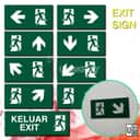 Acrylic Emergency Exit Sign view 2