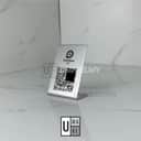 Stainless Steel DuitNow QR Code Stand view 3
