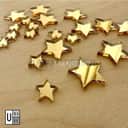 Gold & Silver Mirror Acrylic Star Craft Pieces view 3