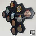 Hexagon Medal Display Holder view 2