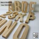 Solid Pine Wood Letters & Numbers view 2