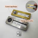 Reusable Stainless Steel Name Tag (75x25mm) view 2