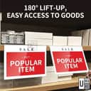 Flip-Top Shelf Price Label Holder view 3