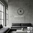 Islamic Calligraphy Acrylic Wall Clock view 3