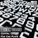 3D Crystal Acrylic Car Number Plate (6mm) view 2