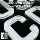 3D Crystal Acrylic Car Number Plate (6mm) view 3