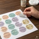 Label Sticker Gloss Lam 100micron view 2
