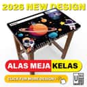 Alas Meja Murid Sekolah 2026 | Student Desk Table Cover Wrap Decor (PVC, 16 Designs) view 2