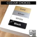 Custom Laser-Engraved QR Code Table Plate | Restaurant Cafe Menu & Payment Sign view 3