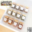 Acrylic Spice Drawer Organizer | Jar Divider Spice Separator (3mm Grade A, Pembahagi Laci) view 2