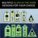 Glow-in-the-Dark Qibla Direction Sticker | Penanda Arah Kiblat Solat (6 Designs) view 3
