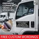 Puspakom Lorry Magnetic Sticker | Custom Lorry Company Name & Address Sign (JPJ BDM BTM) view 2