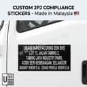 Puspakom Lorry Magnetic Sticker | Custom Lorry Company Name & Address Sign (JPJ BDM BTM) view 3