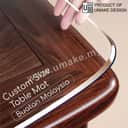 Custom Transparent PVC Table Mat | Foldable 2mm Table Protector (Baby-Safe, Alas Meja Plastik) view 3
