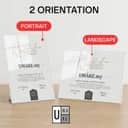 Premium Acrylic Certificate Holder | 10mm Thick Display Frame Stand (A3 A4 A5, Portrait & Landscape) view 3