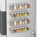 Clear Acrylic Spice Rack | Kitchen Seasoning Storage Holder (Rak Rempah Dapur) view 2