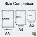 Acrylic Wall Display Frame (Slot-In) view 3