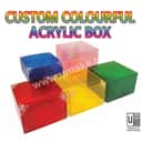 Custom Colourful Tinted Acrylic Display Box | Dustproof Case & Organizer view 2