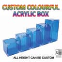Custom Colourful Tinted Acrylic Display Box | Dustproof Case & Organizer view 3