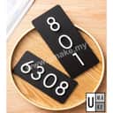 Custom 3D Acrylic House Number Plate view 3