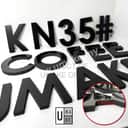 Flat Cut PVC Letters - 25mm, 15mm, 10mm or 5mm view 2