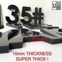 Flat Cut PVC Letters - 25mm, 15mm, 10mm or 5mm view 3
