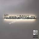 Custom Metal Logo Signage (LED / Non-LED) | Company & Office Wall Signboard view 2