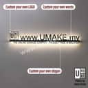 Custom Metal Logo Signage (LED / Non-LED) | Company & Office Wall Signboard view 3