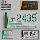 3D Layered Acrylic House Number Plate view 3