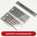 Stainless Steel Engraved Sign view 2