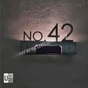 Solar LED Stainless Steel House Number Plate view 3