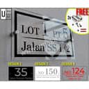 Custom 3D Acrylic House Number Plate view 3