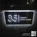 3D Pop-Out LED House Number Plate | 304 Stainless Steel Backlit Address Sign (Nombor Rumah 3D LED) view 3