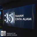 3D Pop-Out LED House Number Plate | 304 Stainless Steel Backlit Address Sign (Nombor Rumah 3D LED) view 2