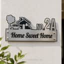 Customize Stainless Steel House Number Plate Address Nombor Rumah Metal Tanda Rumah 不锈钢门牌 view 3