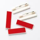 Name Tag Pin Backs with Tape (5pcs) view 1