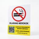 No Smoking & Tobacco Sales Warning Sign (KKM) view 1
