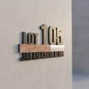 Custom 3D Acrylic House Number Plate view 2