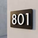 Custom 3D Acrylic House Number Plate view 2