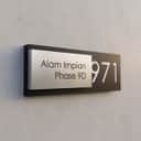 Custom 3D Stainless Steel House Number Plate view 2