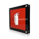 3D Acrylic Fire Extinguisher Sign view 1