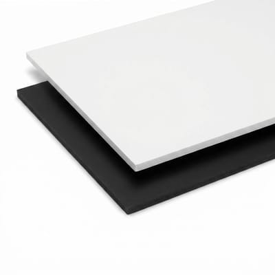 5mm PVC Foam Board Sheet | Waterproof White & Black (Custom Cut)