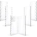 Acrylic Cake Scraper Set (6 Patterns) view 1