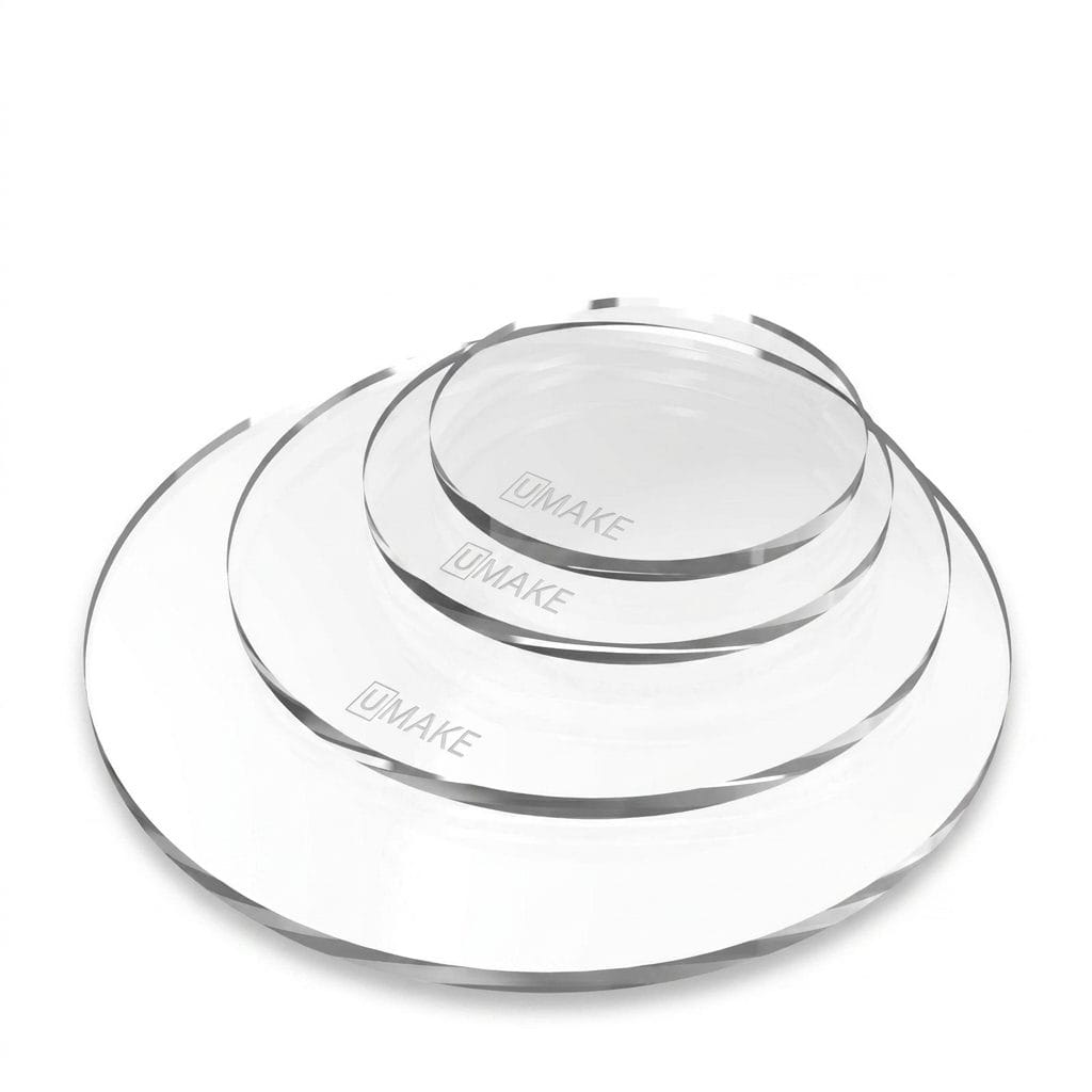 Acrylic Cake Frosting Disc Set