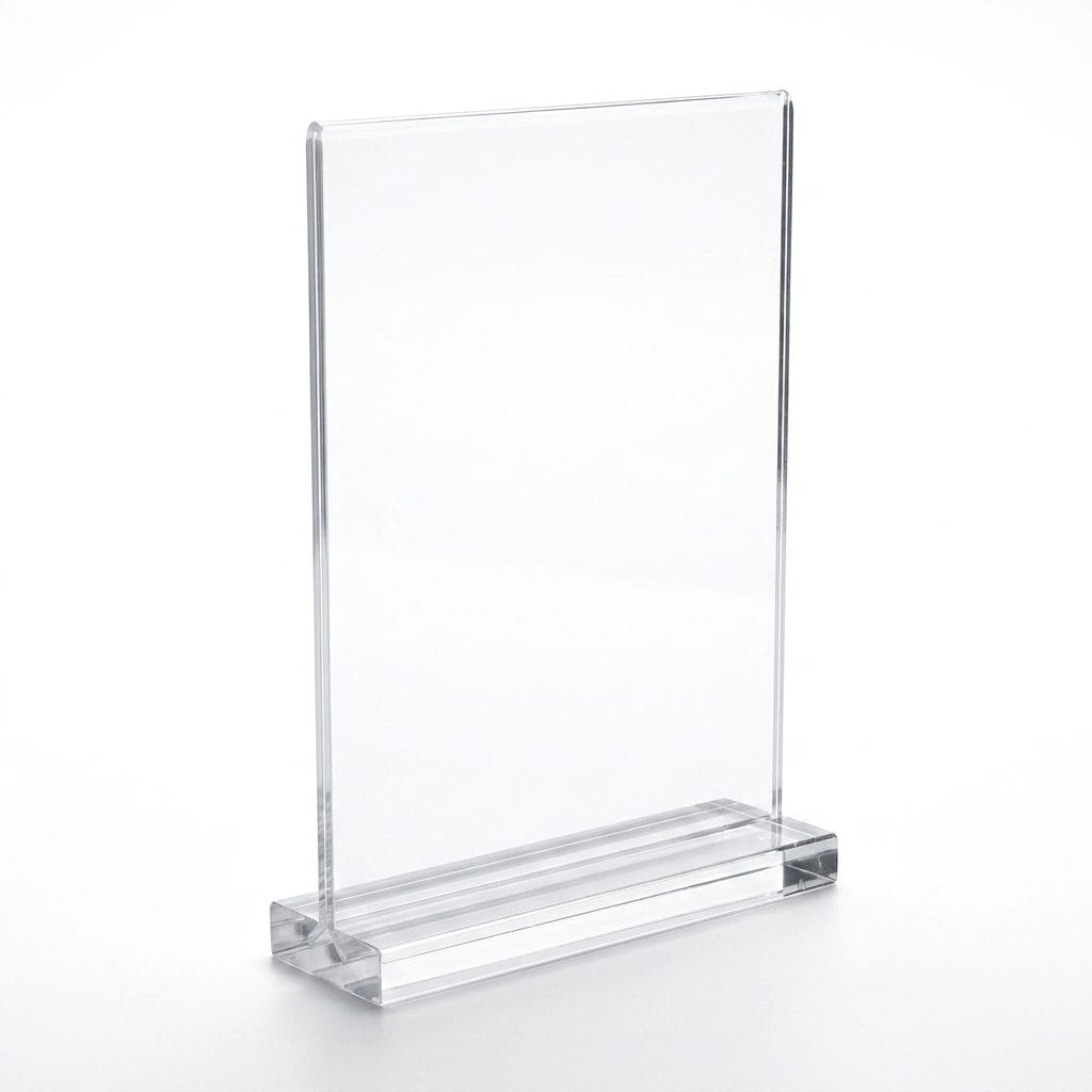 Acrylic Paper Display Stand Counter - T shape display (A3,A4,A5,A6 or Custom Size)