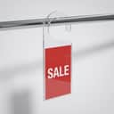 Acrylic Hanger Price Tag Display (A6) view 1