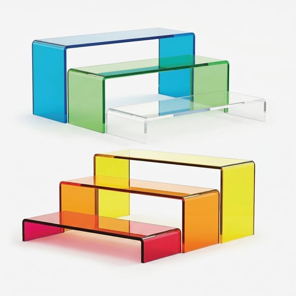 Acrylic U-Shape Display Stand (Colourful)
