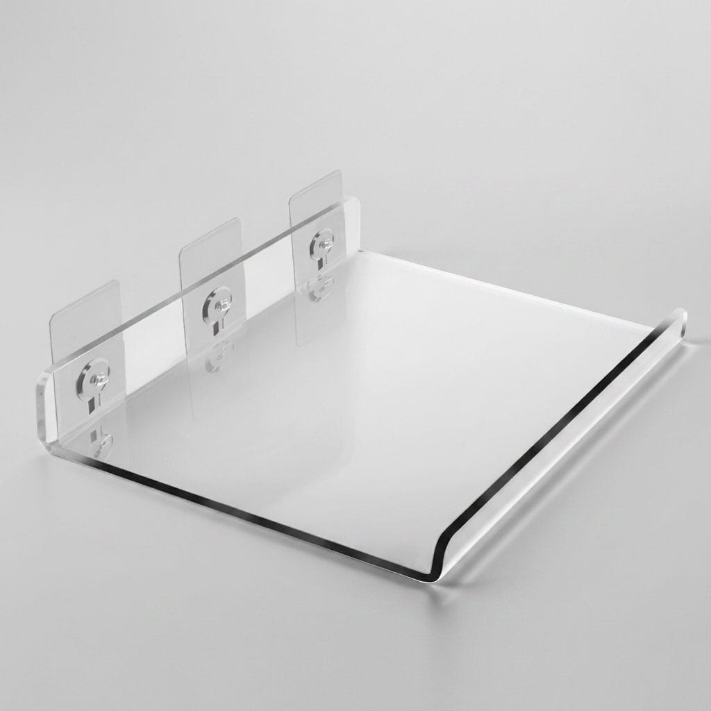 Acrylic Wall Shelf - L shape