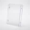 Acrylic Window Sign Holder with 4 Suction Cups | Clear Glass Display Frame (A4 A5 A6) view 1