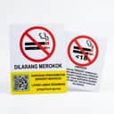No Smoking & No Vaping Sign (All Sizes, KKM) view 1